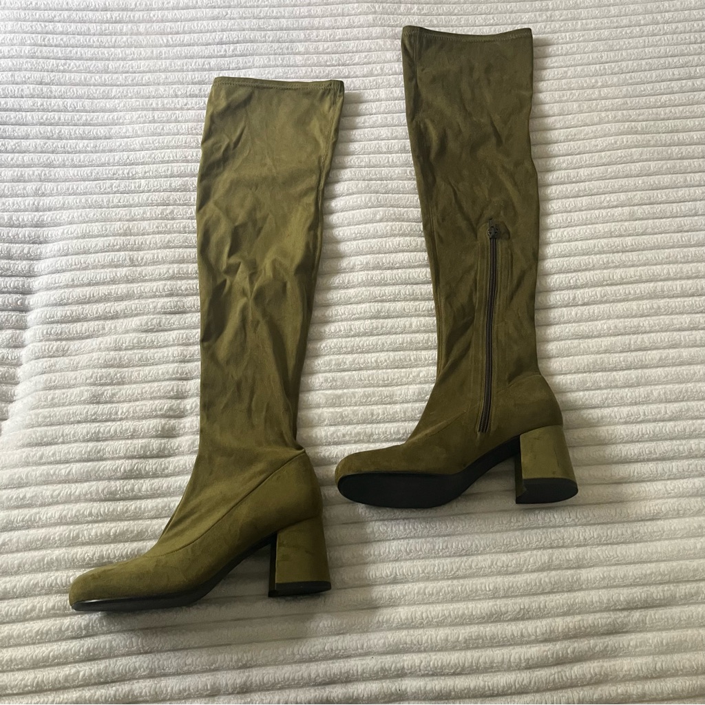 New Simon Miller Green Tall Boots